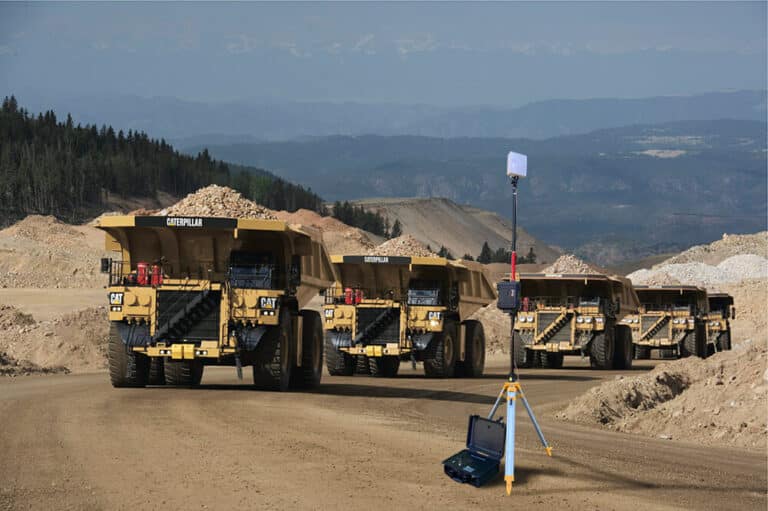 RoadRunner wireless detection system for heavy machinery operations
