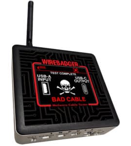 WireBadger malicious cable detector