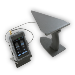 Ranger wireless device screening detector on its desk stand with directional antenna